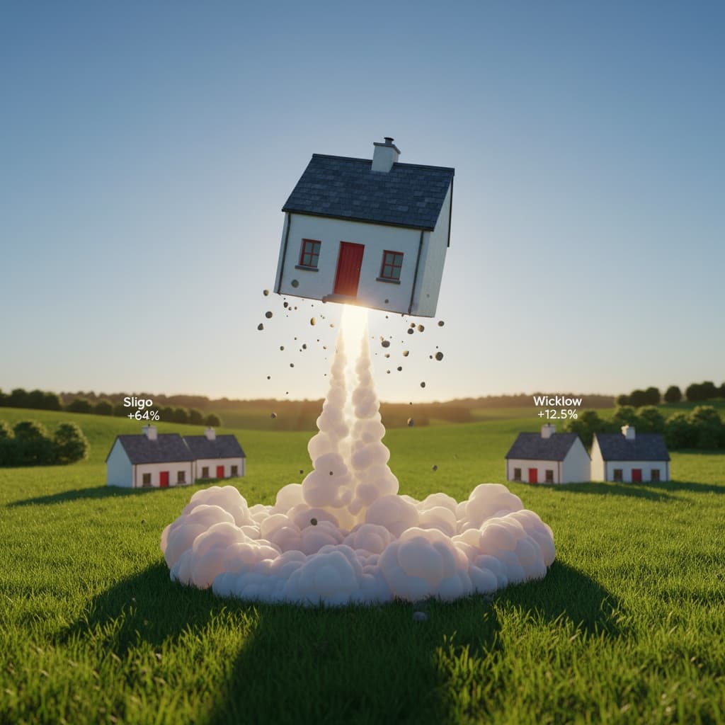Fastest Rising House Prices in Ireland by County (2021–2025)